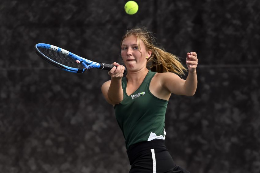 Pierre leads Day 1 of Class A state tennis tourney 